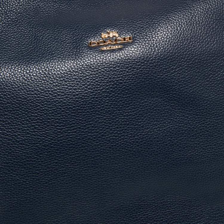مملوكة مسبقًا Coach Dark Blue Leather Midnight Hobo