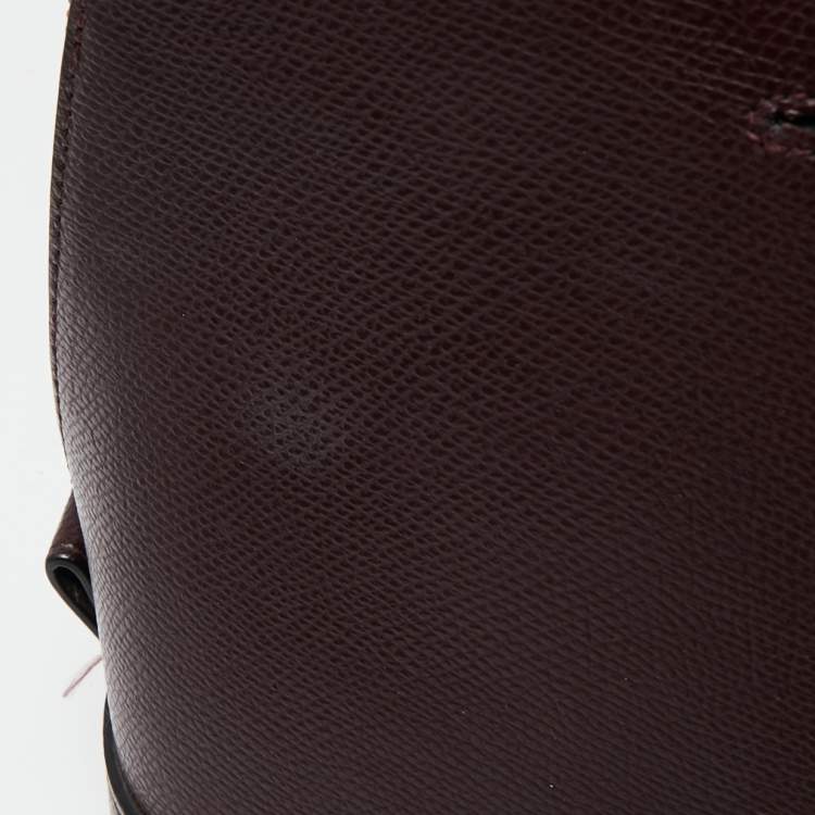 Pre Owned Coach Burgundy Leather Sierra Satchel