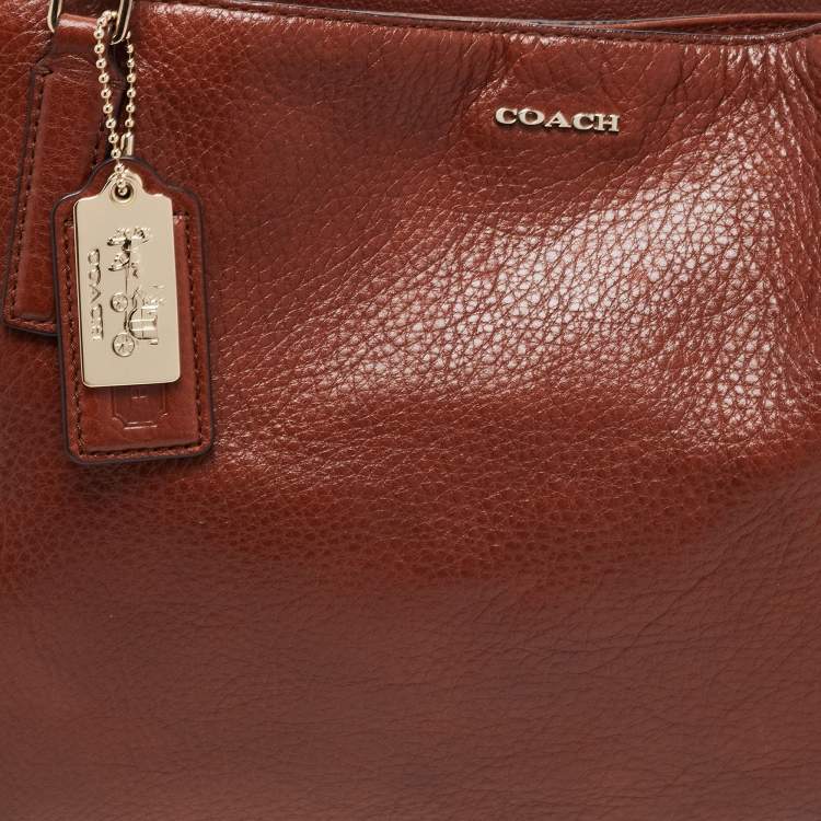 Pre Owned Coach Brown Leather Madison Kimberly Satchel