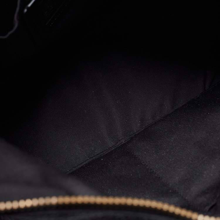 Pre Owned Coach Black Pebbled Leather Elle Hobo