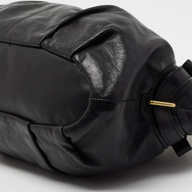Pre Owned Coach Black Leather Madison Satchel