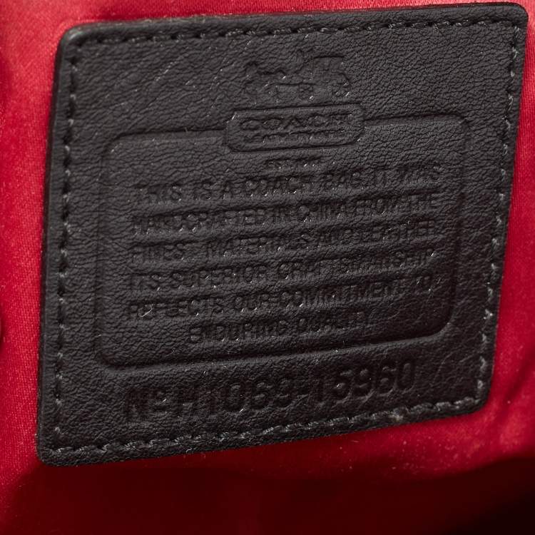 Pre Owned Coach Black Leather Madison Satchel