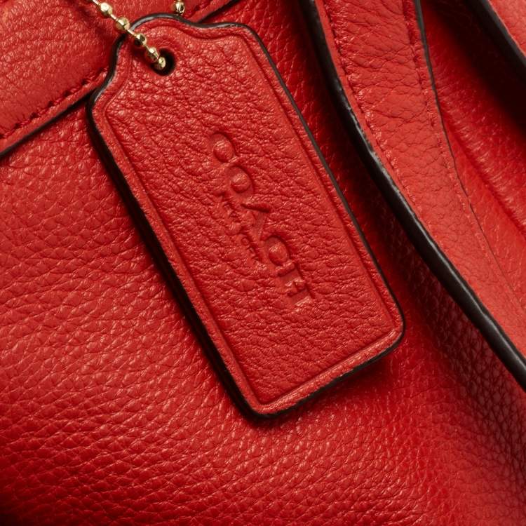مملوكة مسبقًا Coach Red Leather Mini Billie Backpack