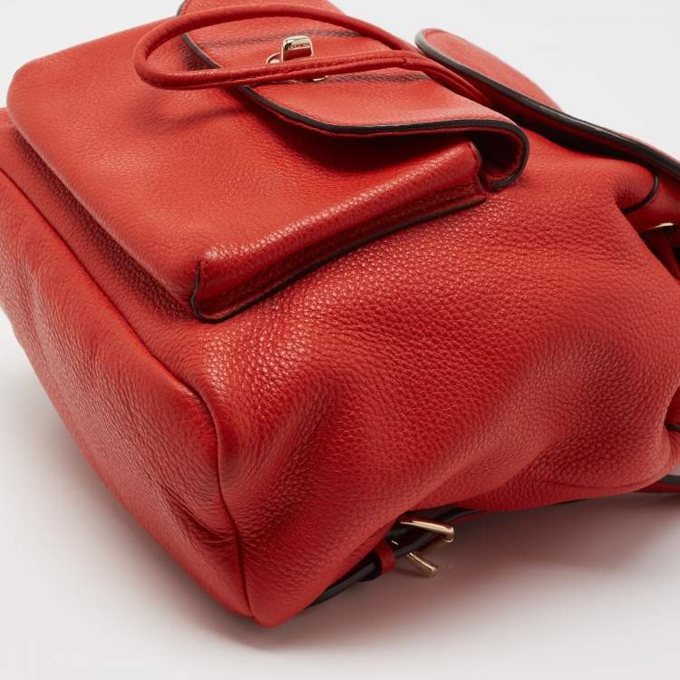 مملوكة مسبقًا Coach Red Leather Mini Billie Backpack