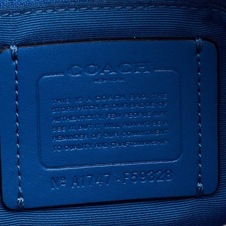 Pre Owned Coach Multicolor Leather and Coated Canvas Mini Bennett Satchel