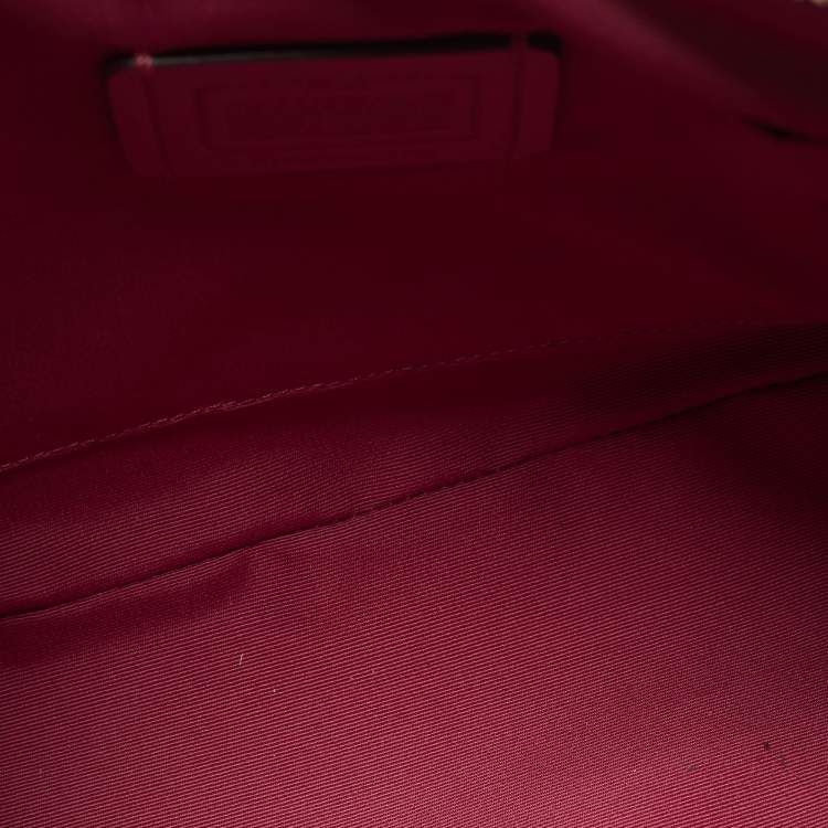 Pre Owned Coach Pink Leather Jes Hobo