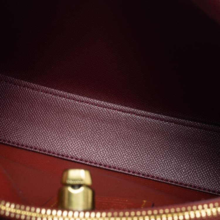 Pre Owned Coach Beige/Brown Signature Coated Canvas and Leather Willow Shoulder Bag