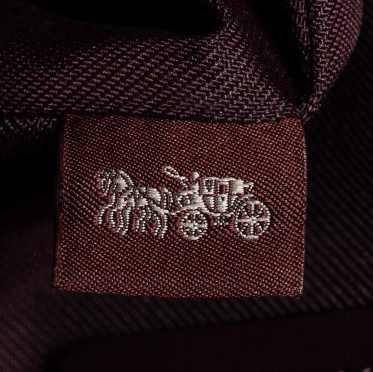 Pre Owned Coach Black Grained Leather Cassie Crossbody Bag