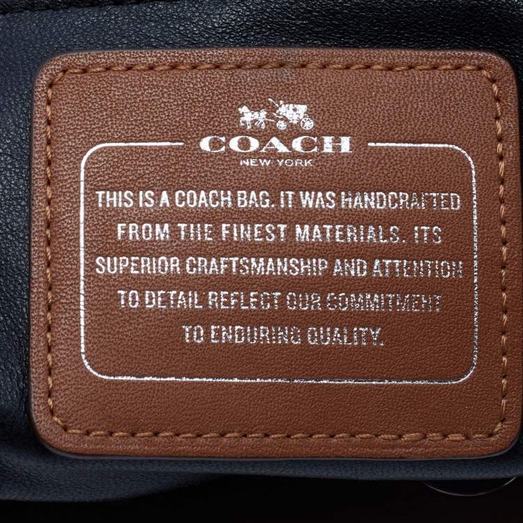 Pre Owned Coach Brown Leather Nomad Hobo