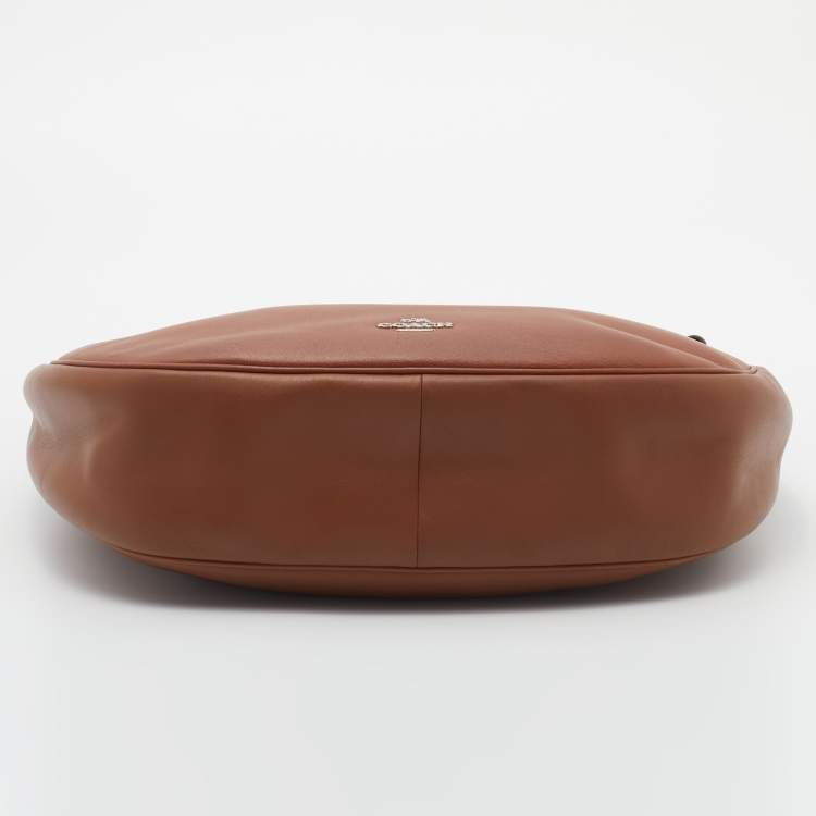 Pre Owned Coach Brown Leather Nomad Hobo