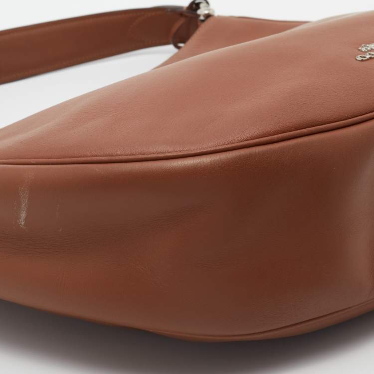 Pre Owned Coach Brown Leather Nomad Hobo