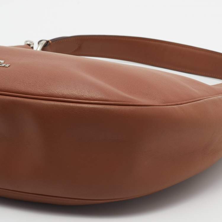 Pre Owned Coach Brown Leather Nomad Hobo