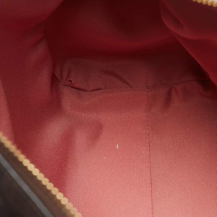 Pre Owned Coach Brown Signature Coated Canvas Mia Shoulder Bag