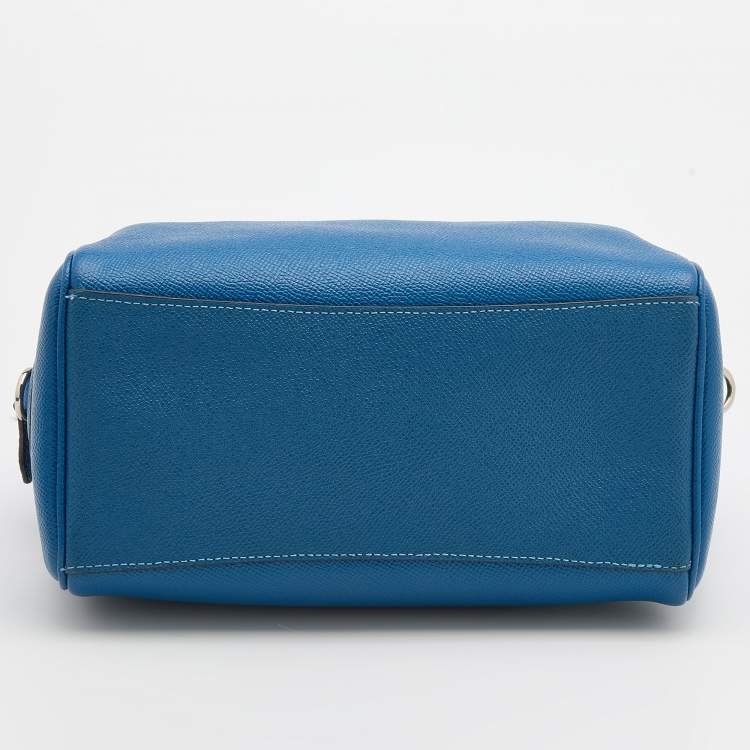 Pre Owned Coach Blue Leather Mini Bennett Satchel