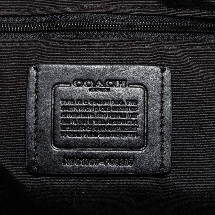Pre Owned Coach Brown Signature Coated Canvas and Leather Sierra Satchel