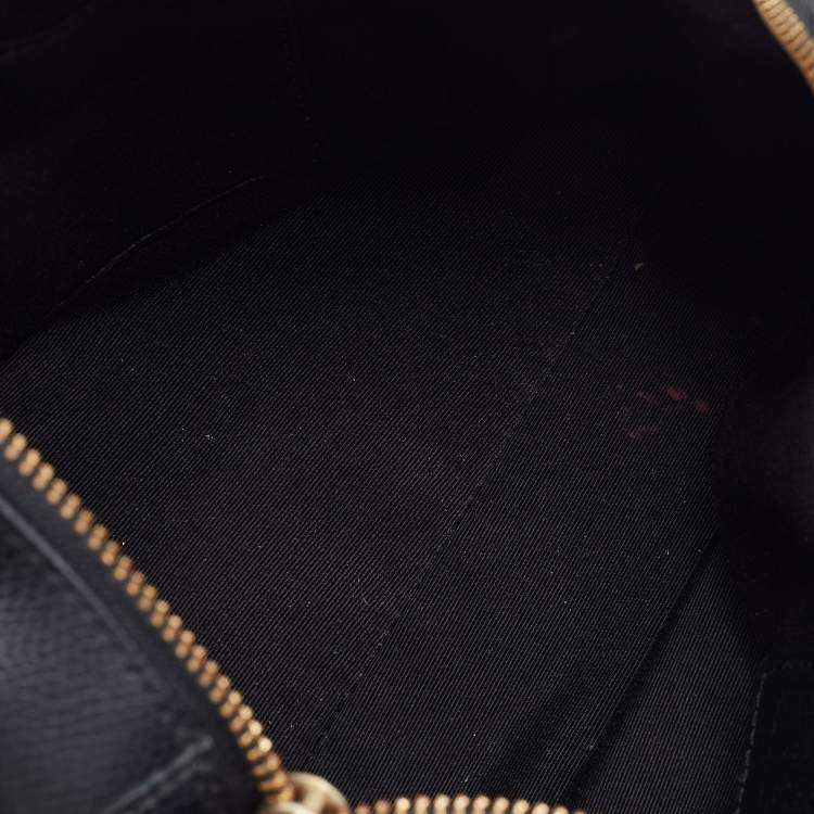 Pre Owned Coach Black Leather Mini Bennett Satchel