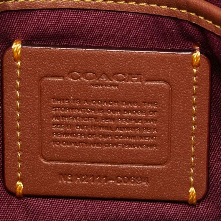 Pre Owned Coach Brown/Beige Coated Canvas and Leather Willow Crossbody Bag
