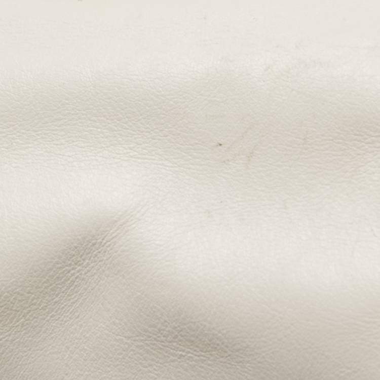 Pre Owned Coach Beige/Cream Signature Canvas and Leather Backpack
