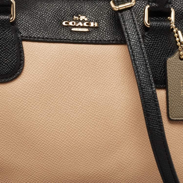 Pre Owned Coach Multicolor Leather Mini Bennett Satchel