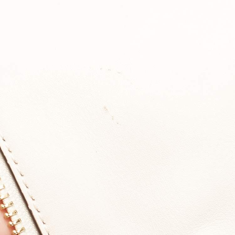 Pre Owned Coach Beige/Cream Signature Coated Canvas and Leather Charlie Backpack