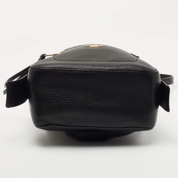 Pre Owned Coach Black Leather Andi Backpack