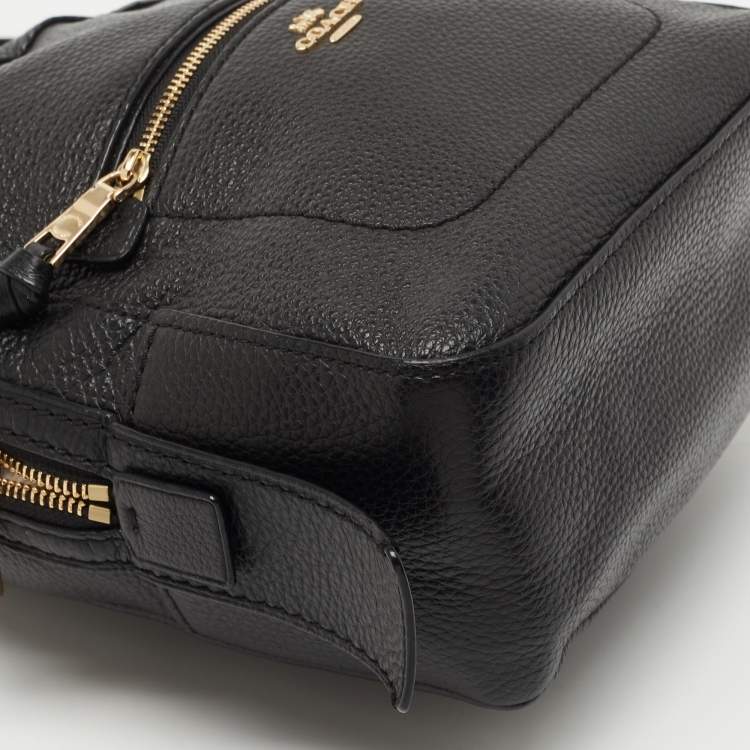 Pre Owned Coach Black Leather Andi Backpack
