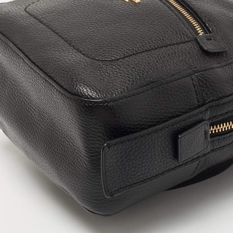 Pre Owned Coach Black Leather Andi Backpack