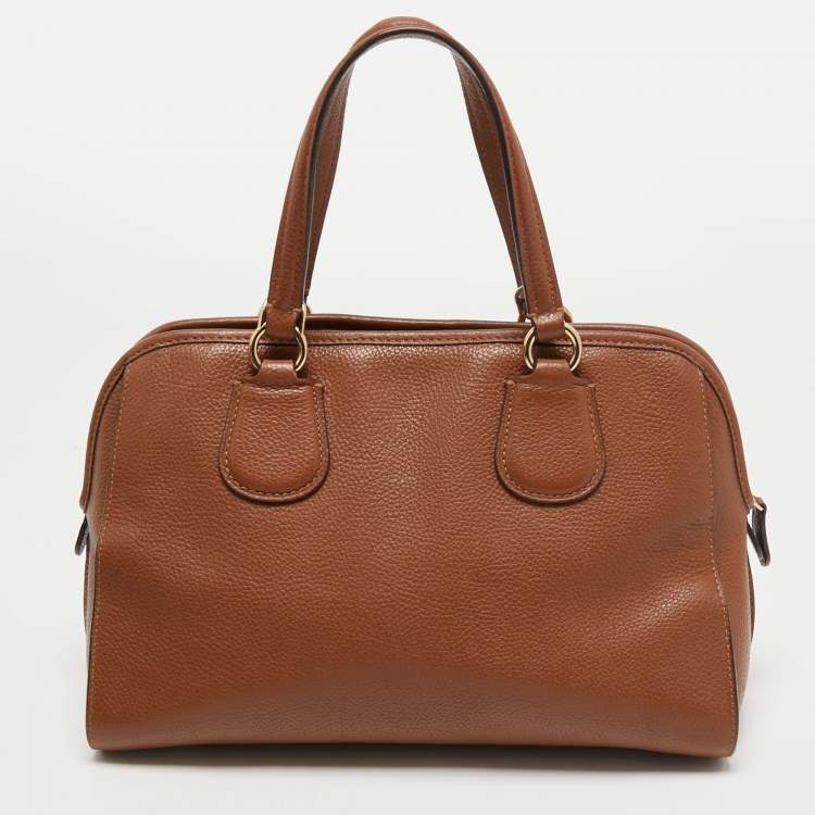 Pre Owned Coach Brown Leather Nolita Satchel
