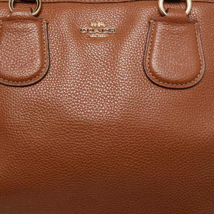 Pre Owned Coach Brown Leather Nolita Satchel