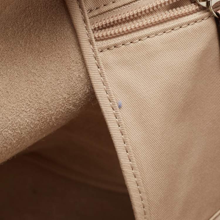 Pre Owned Coach Beige Leather Park Metro Tote
