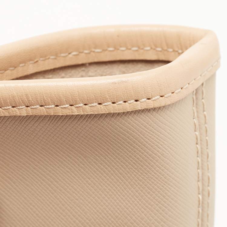 Pre Owned Coach Beige Leather Park Metro Tote