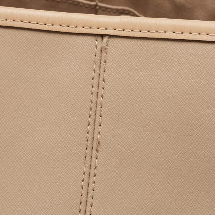 Pre Owned Coach Beige Leather Park Metro Tote