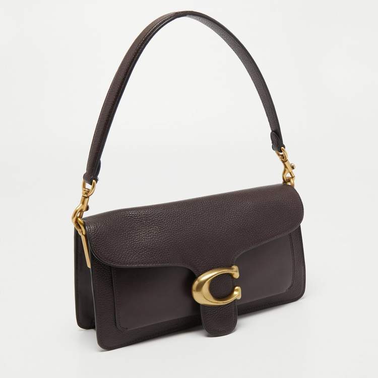 Pre Owned Coach Burgundy Leather Tabby 26 Shoulder Bag