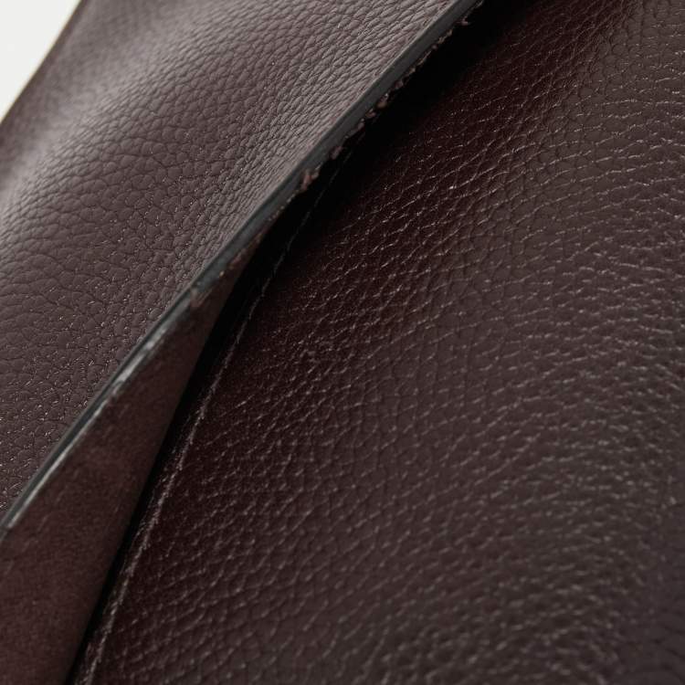Pre Owned Coach Burgundy Leather Tabby 26 Shoulder Bag