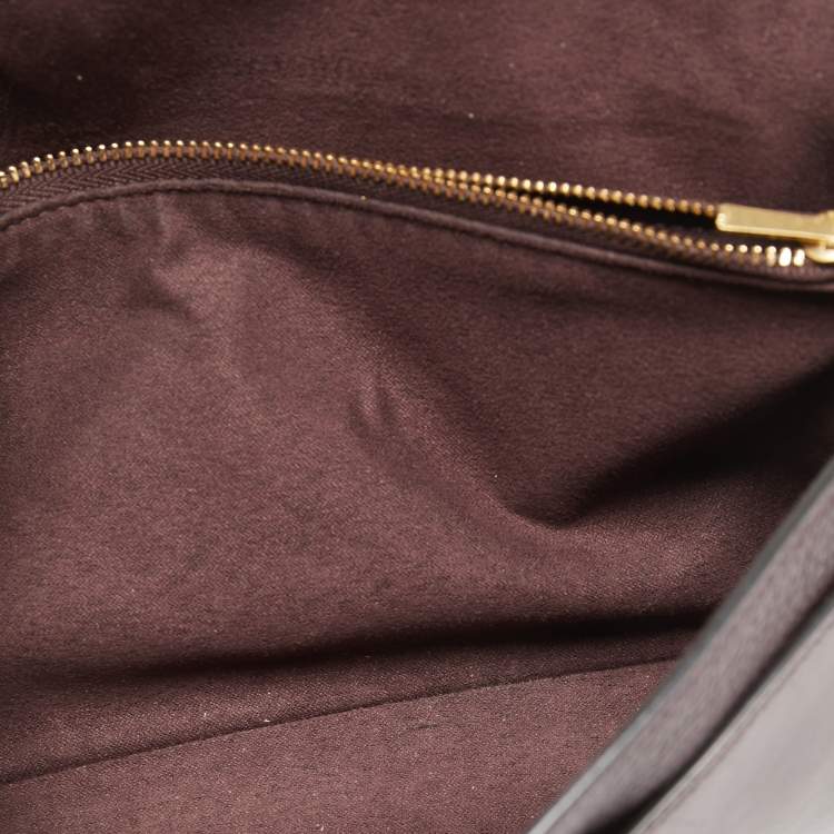Pre Owned Coach Burgundy Leather Tabby 26 Shoulder Bag
