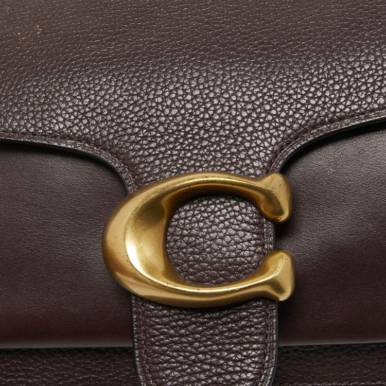 Pre Owned Coach Burgundy Leather Tabby 26 Shoulder Bag