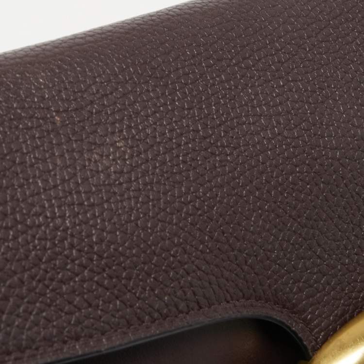 Pre Owned Coach Burgundy Leather Tabby 26 Shoulder Bag