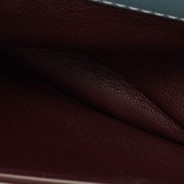 مملوكة مسبقًا Coach Blue Leather Dinky Link 1941 Crossbody Bag