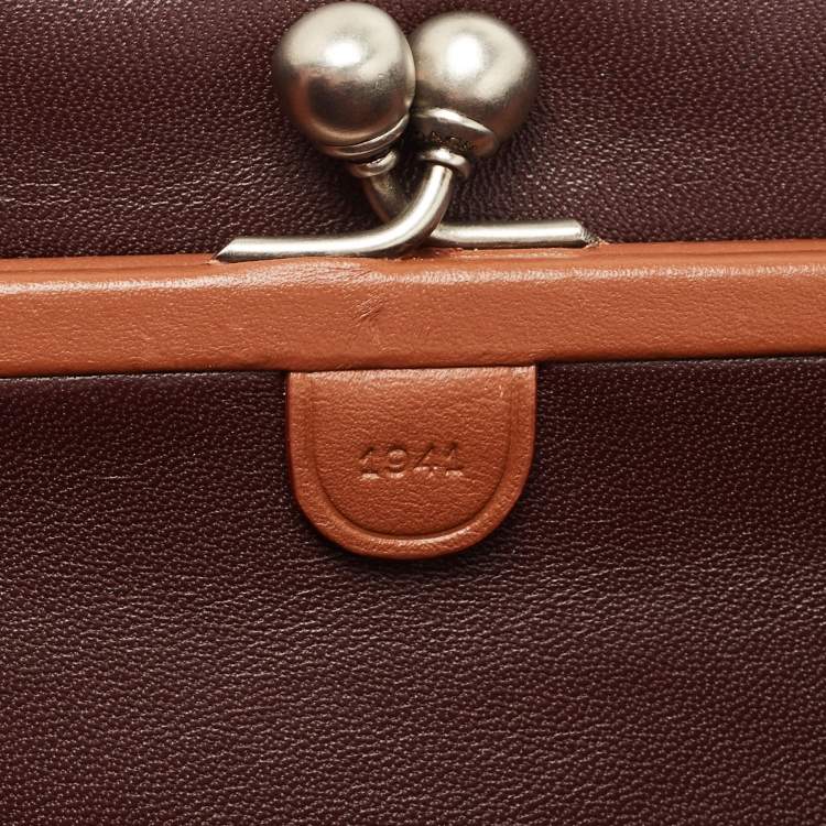 مملوكة مسبقًا Coach Blue Leather Dinky Link 1941 Crossbody Bag