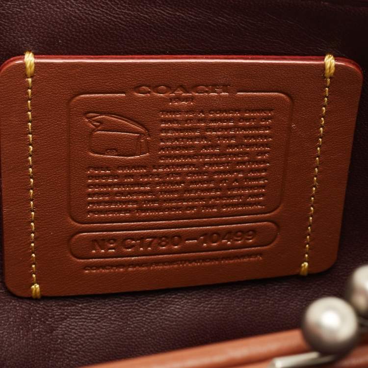 مملوكة مسبقًا Coach Blue Leather Dinky Link 1941 Crossbody Bag