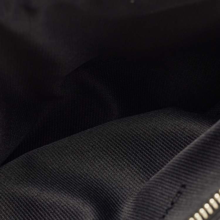 Pre Owned Coach Black/Grey Signature Canvas and Leather Crosby Carryall Tote