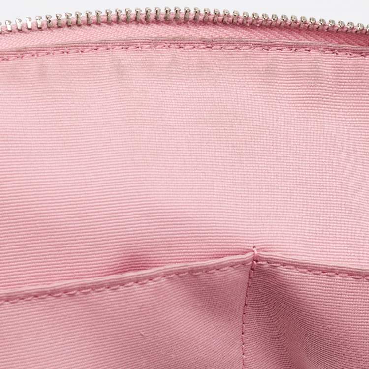 Pre Owned Coach Pink Leather Small Kelsey Satchel
