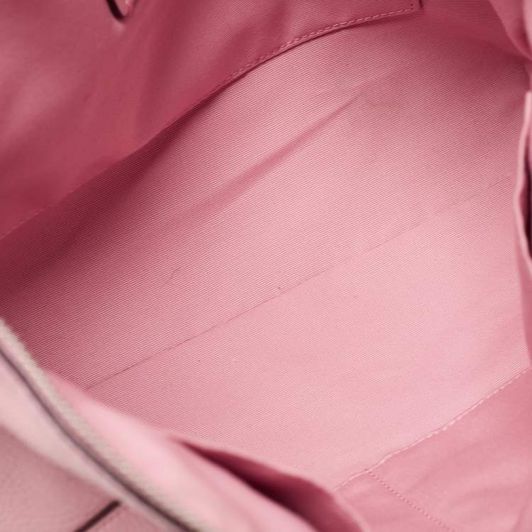 Pre Owned Coach Pink Leather Small Kelsey Satchel