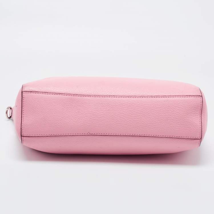 Pre Owned Coach Pink Leather Small Kelsey Satchel