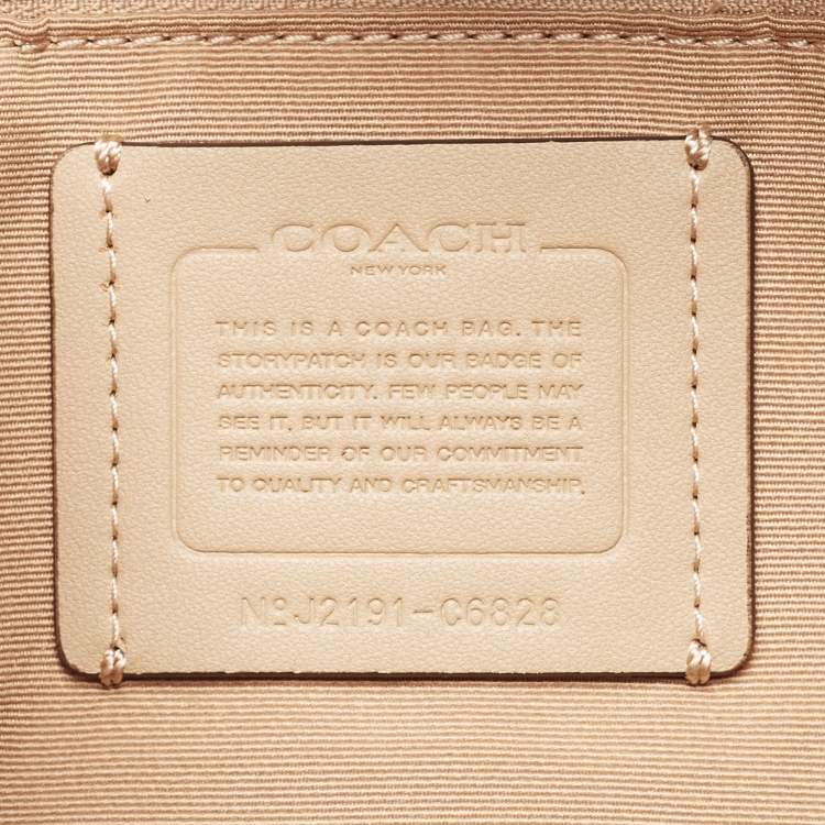 Pre Owned Coach Multicolor Leather Kristy Shoulder Bag