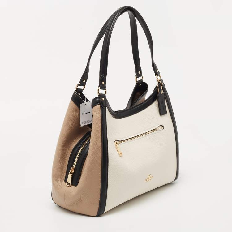 Pre Owned Coach Multicolor Leather Kristy Shoulder Bag