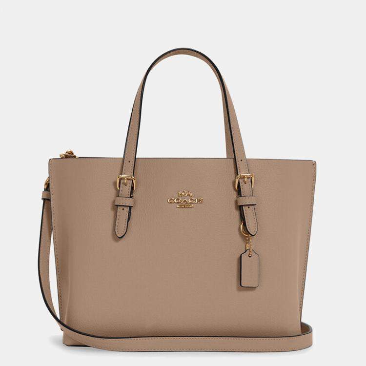 Coach Beige Canvas and Leather Tote 38 Bag