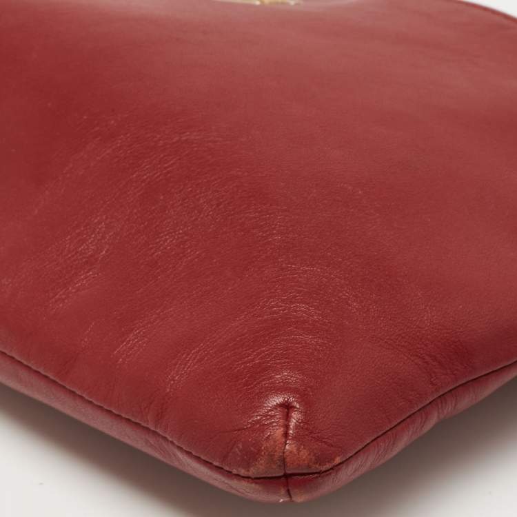 مملوكة مسبقًا Coach Red Leather East/West Swingpack Crossbody Bag