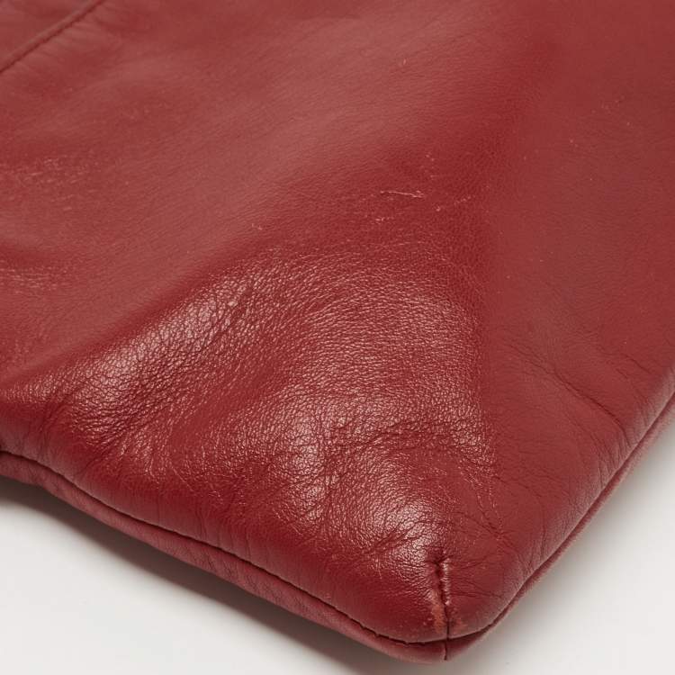 مملوكة مسبقًا Coach Red Leather East/West Swingpack Crossbody Bag