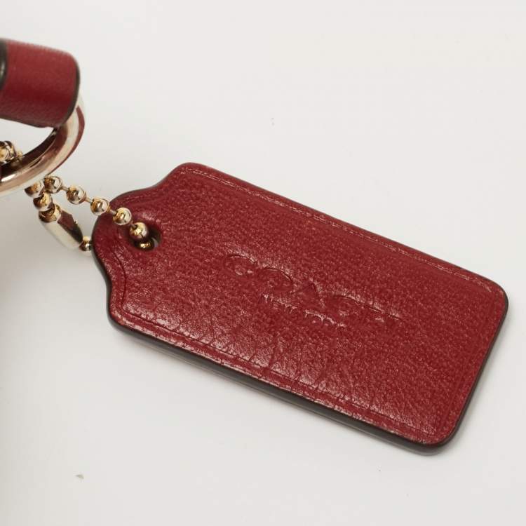 مملوكة مسبقًا Coach Red Leather East/West Swingpack Crossbody Bag